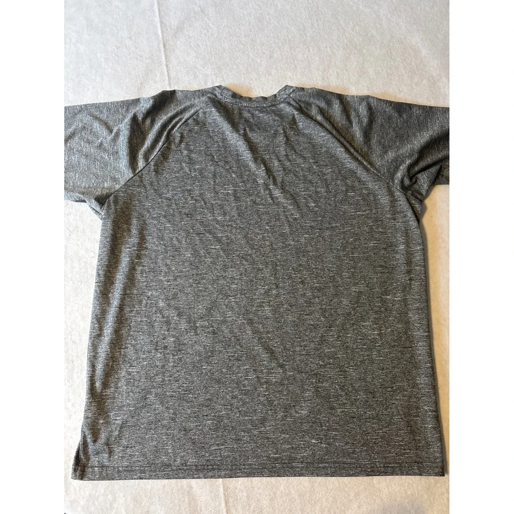 Nike Swim Dri-FIT Rash Guard Mens Large Gray UPF 40+ Good Heathered‎ Shirt